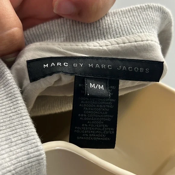 Marc by Marc Jacob’s Lunar Rock Melange Grey & Brown Flower Sweatshirt Medium - Picture 7 of 8